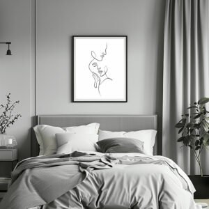 Tableau en style Line Art #0118