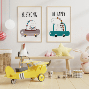 Set de 2 tableaux pour enfants #0204