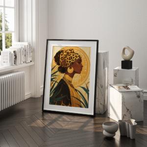 Tableau d'une femme de style africain #0125