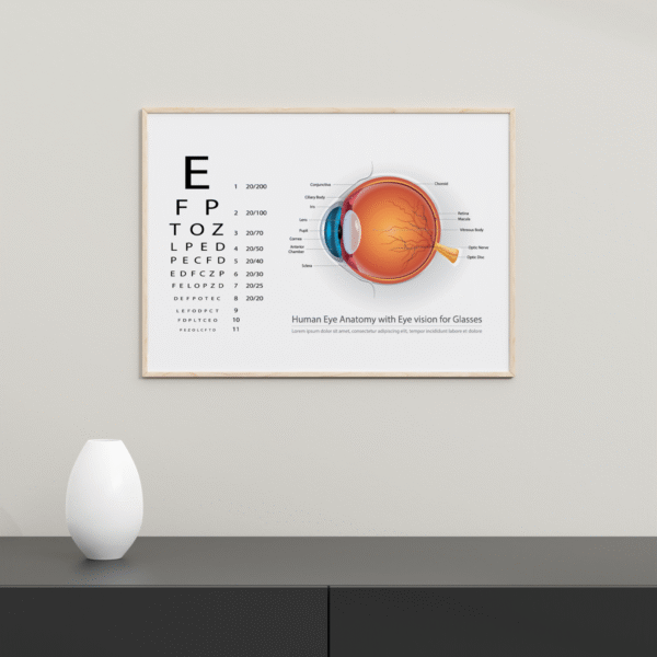 Tableau de l'anatomie de l'œil humain #0127