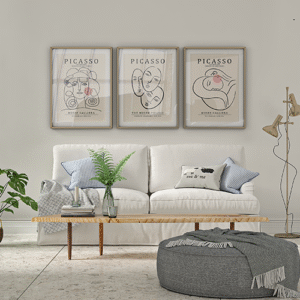 Set de 3 tableaux de Picasso #0301