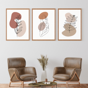 Set de 3 tableaux style Bohos #0307