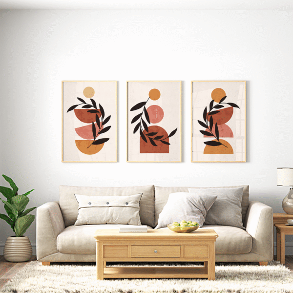 Set de 3 tableaux de style Bohos #0311