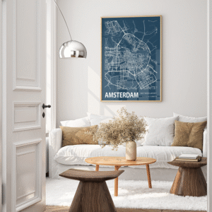 Tableau de la carte d'Amsterdam #0111