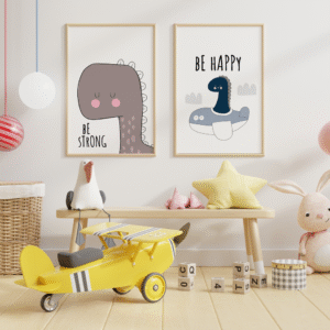 Set de 3 tableaux d'animaux #0325