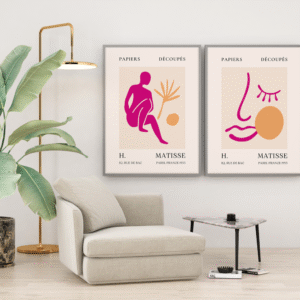 Set de 3 tableaux de Matisse #0322