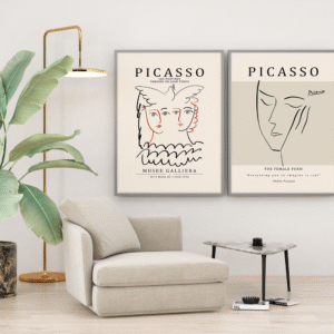 Set de 2 tableaux de Picasso #0207