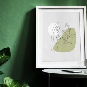 Tableau en style Line Art #0145