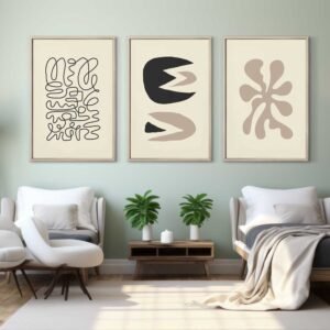 Set de 3 tableaux de Matisse #0321