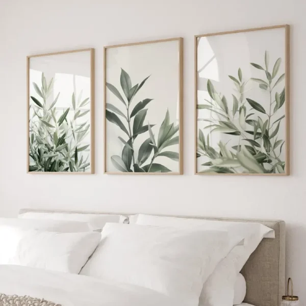 Set de 3 tableaux en style Abstrait #0352