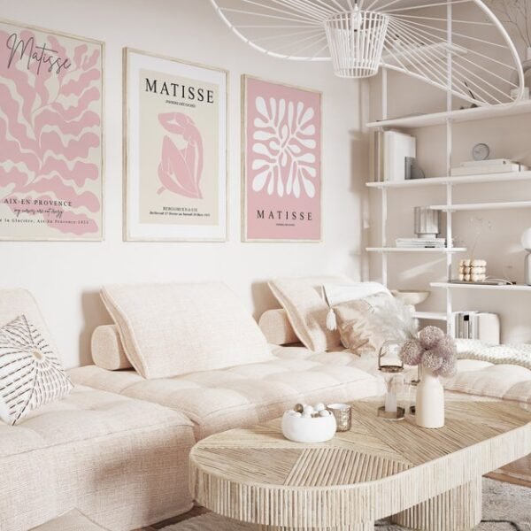 Set de 3 tableaux de Matisse #0380